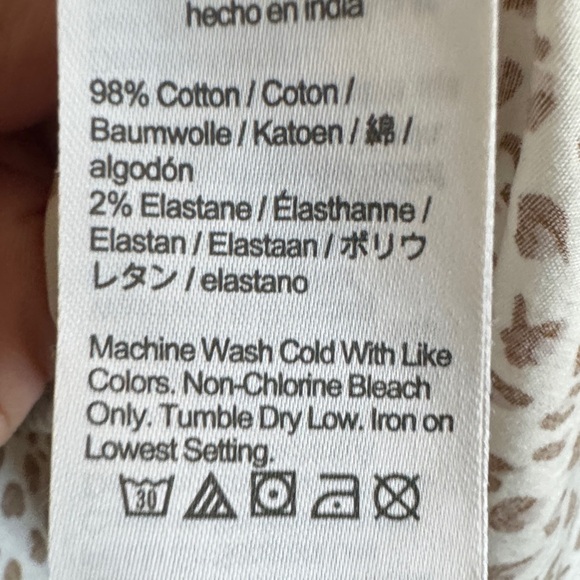 J. Crew Brown and White Patterned Mini Dress - Picture 4 of 5